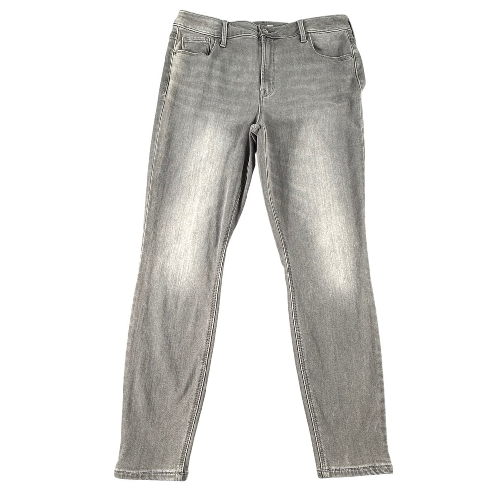 Old Navy Rockstar Super Skinny High Rise Gray Jeans Size 14 Skater Streetwear